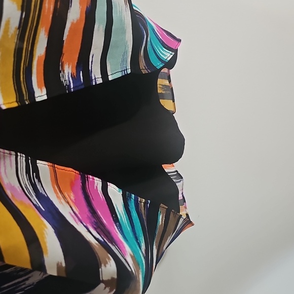 Trina Turk X INC Collab Macy's IKAT Dress Size L - Picture 6 of 7